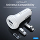 Konfulon C20Q (Fast Charging 20W Car Charger) / White