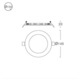 Lumax Recessed Panel Light 9W Daylight (Circle) LUX 20-A0713