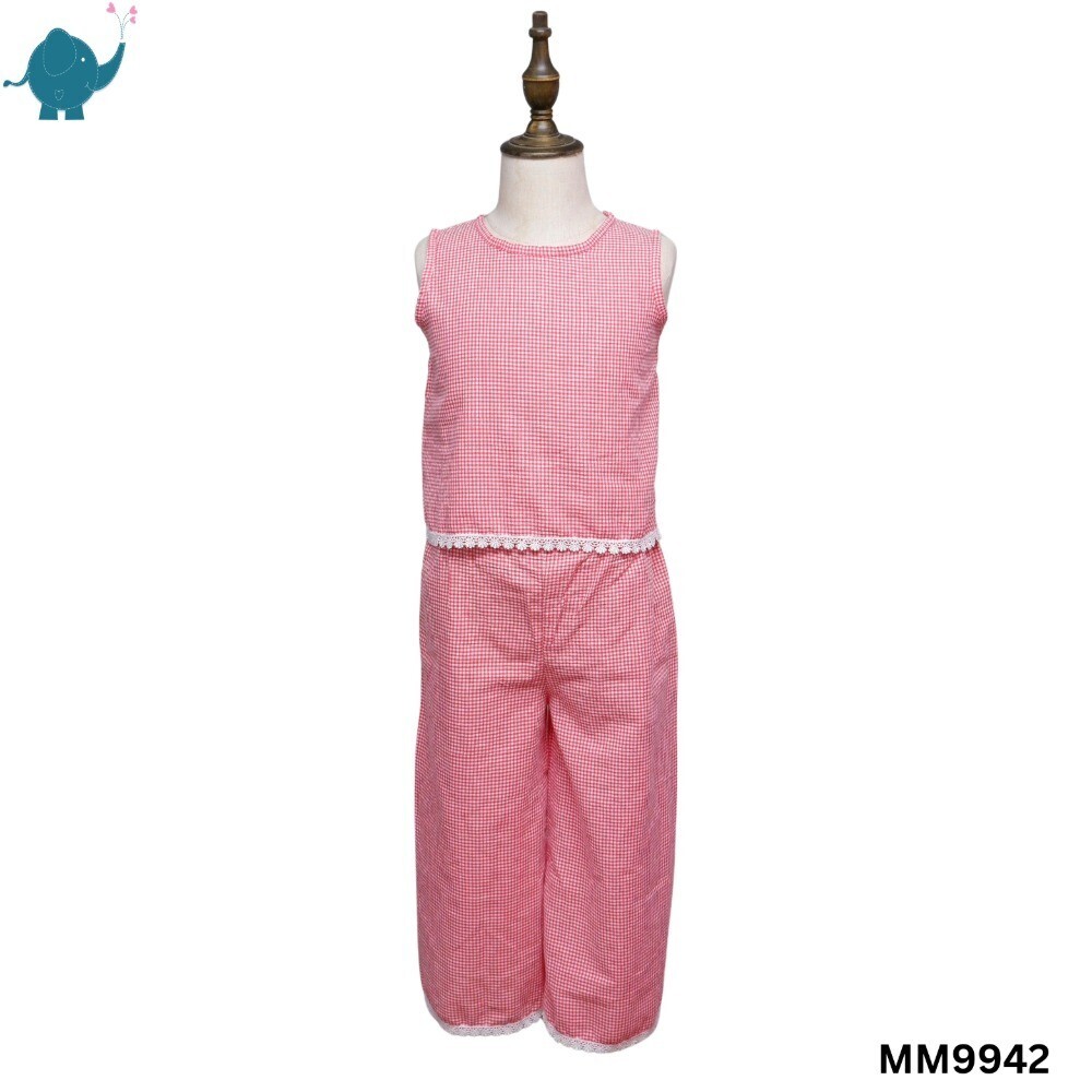 Max & MiaKid Girl Two Pieces Set MM9942 Red (Medium)