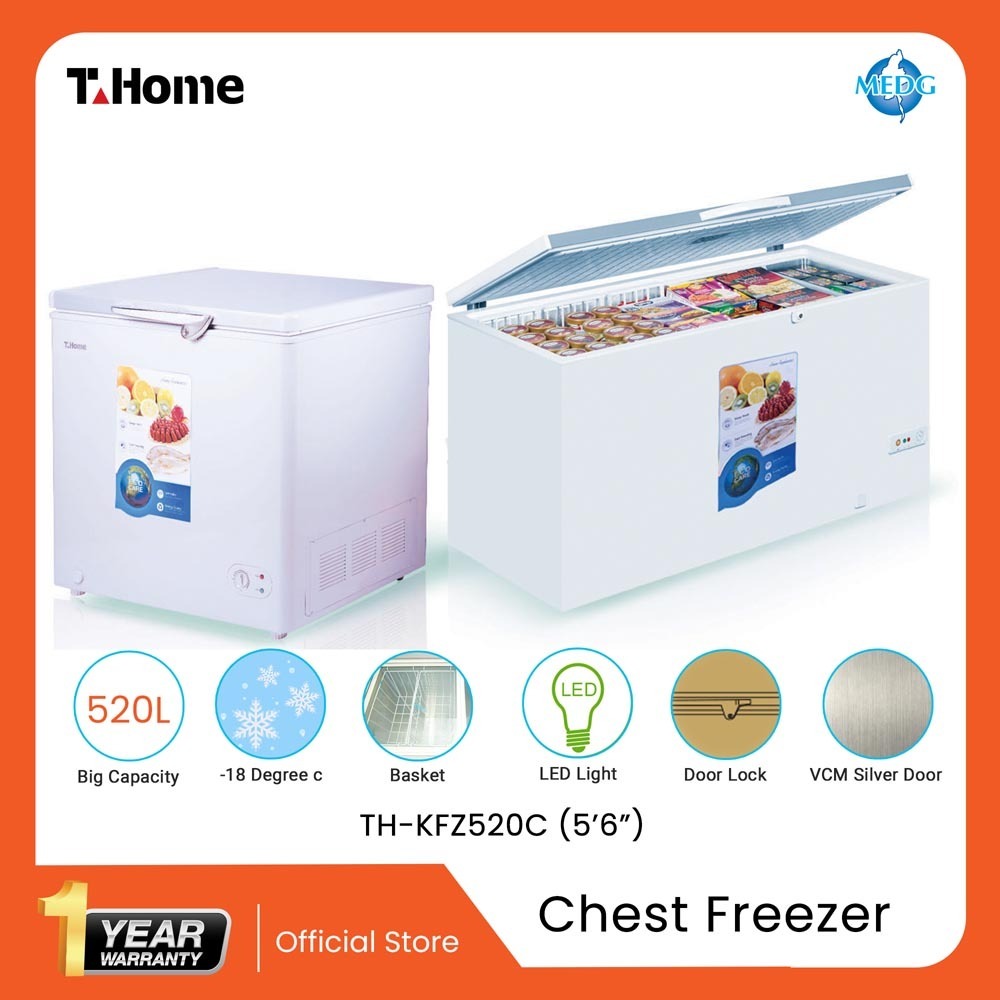 T-Home Chest Freezer 520LTR TH-CFZ-520C