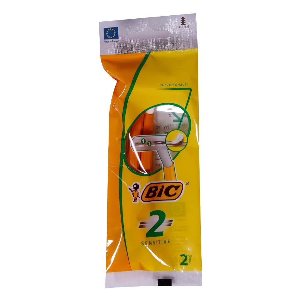 Bic Shaver Disposable Sensitive 2PCS