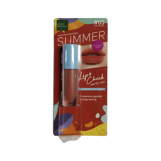 Baby Bright Summer Lip & Cheek Matte Tint 2.4G (04 Living Coral)