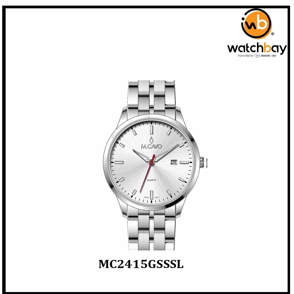 M.Cavo Men Watch MC2415GSSSL Cherry Oo