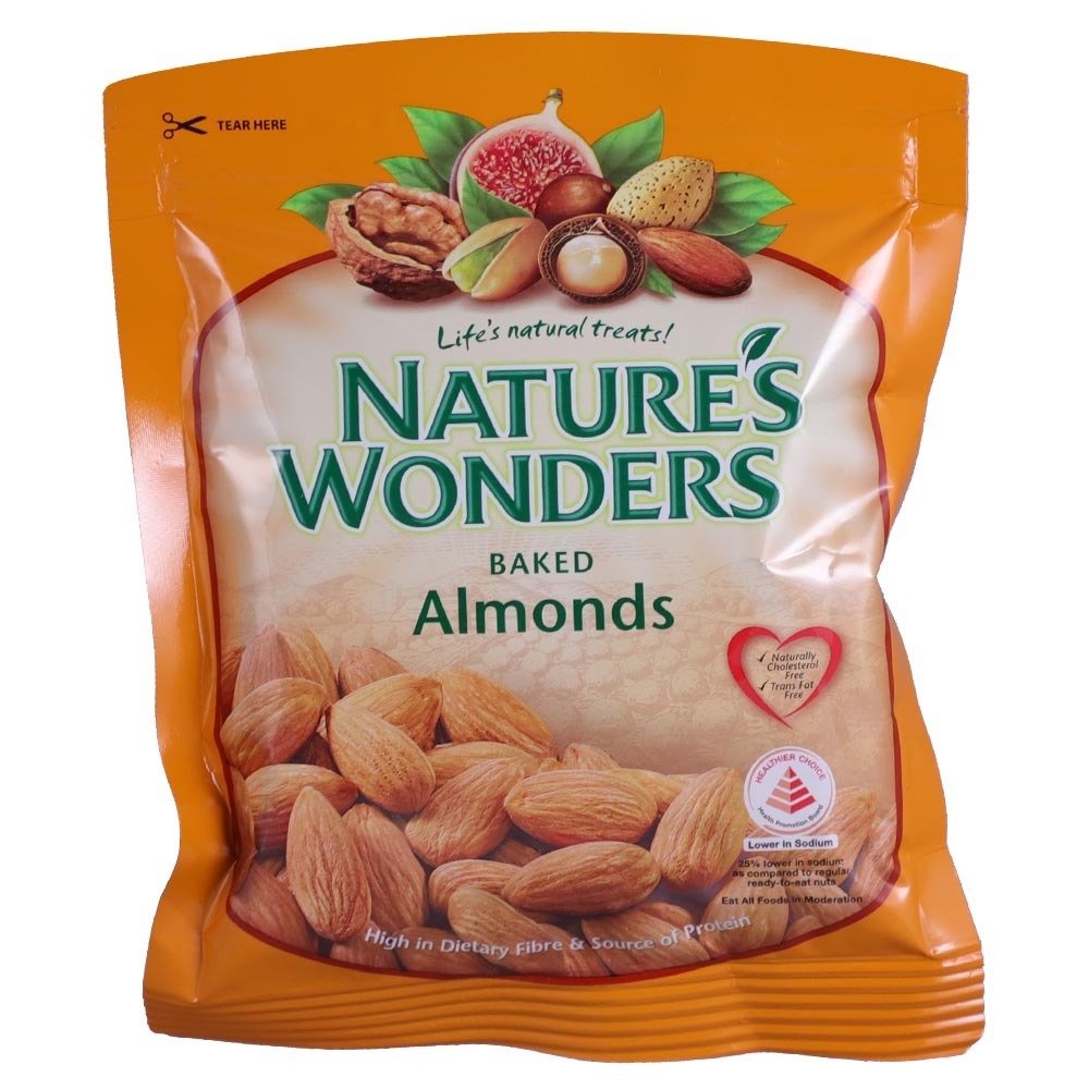 Tai Sun Natures Wonders Baked Almonds Nuts 70G