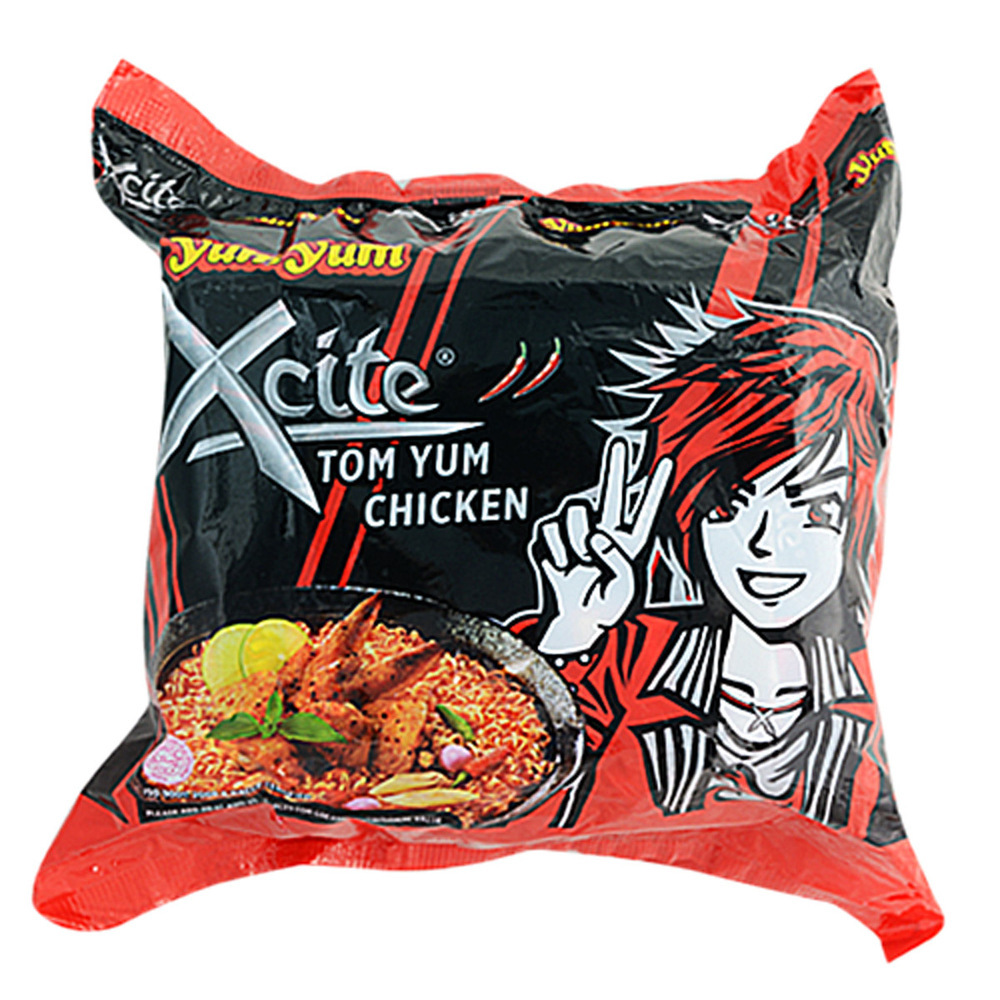 Yum Yum Xcite Instant Noodle Tom Yum Chicken 5PCS x 70G