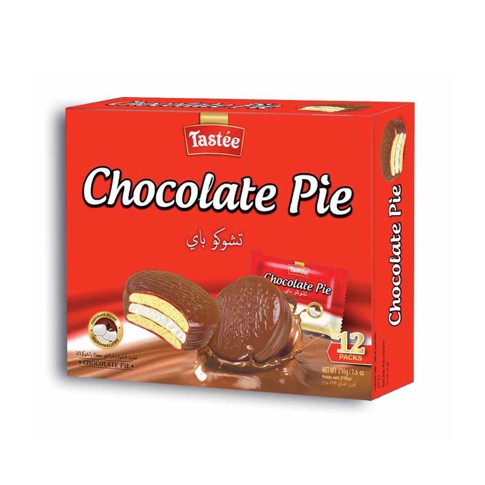 Tastee Chocolate Pie 216G x 12PCS