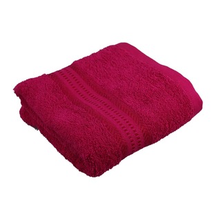 Lion Bath Towel 24X48IN No.101 Maroon