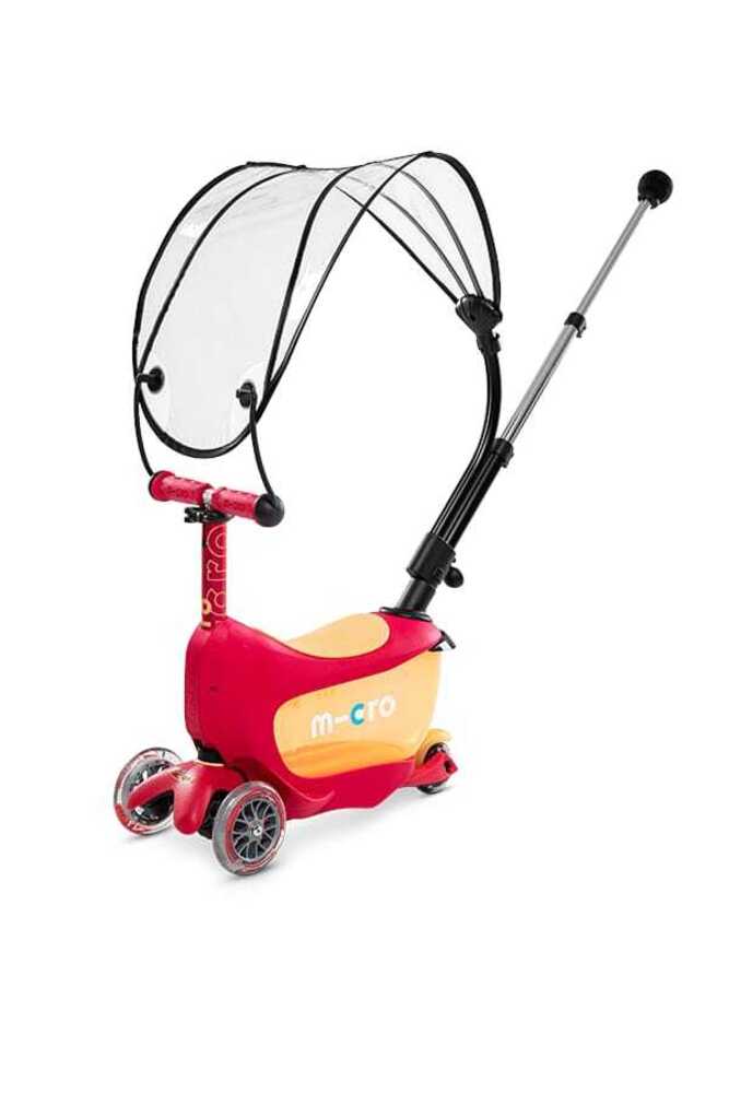 Micro Scooter Micro Mini2go Canopy Deluxe Plus  Ruby Red
