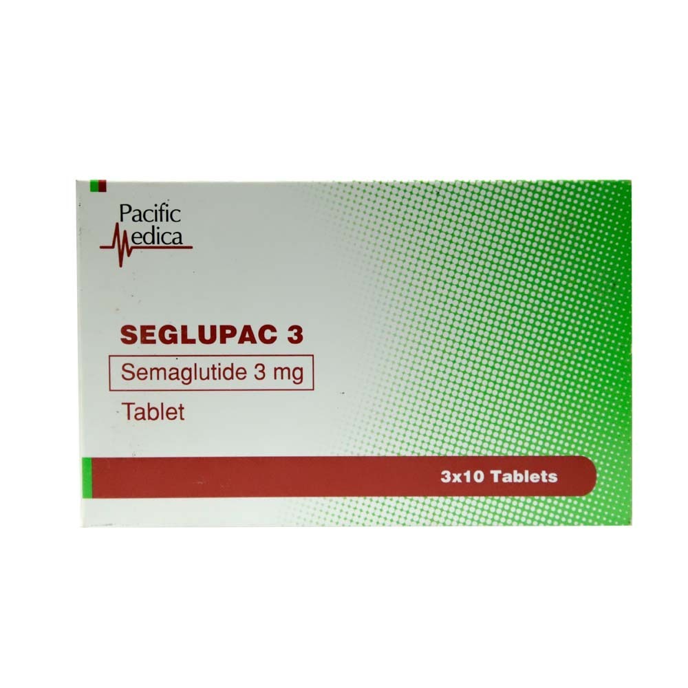 Seglupac 3 Semaglutide 3MG Tablet 10PCS x 3