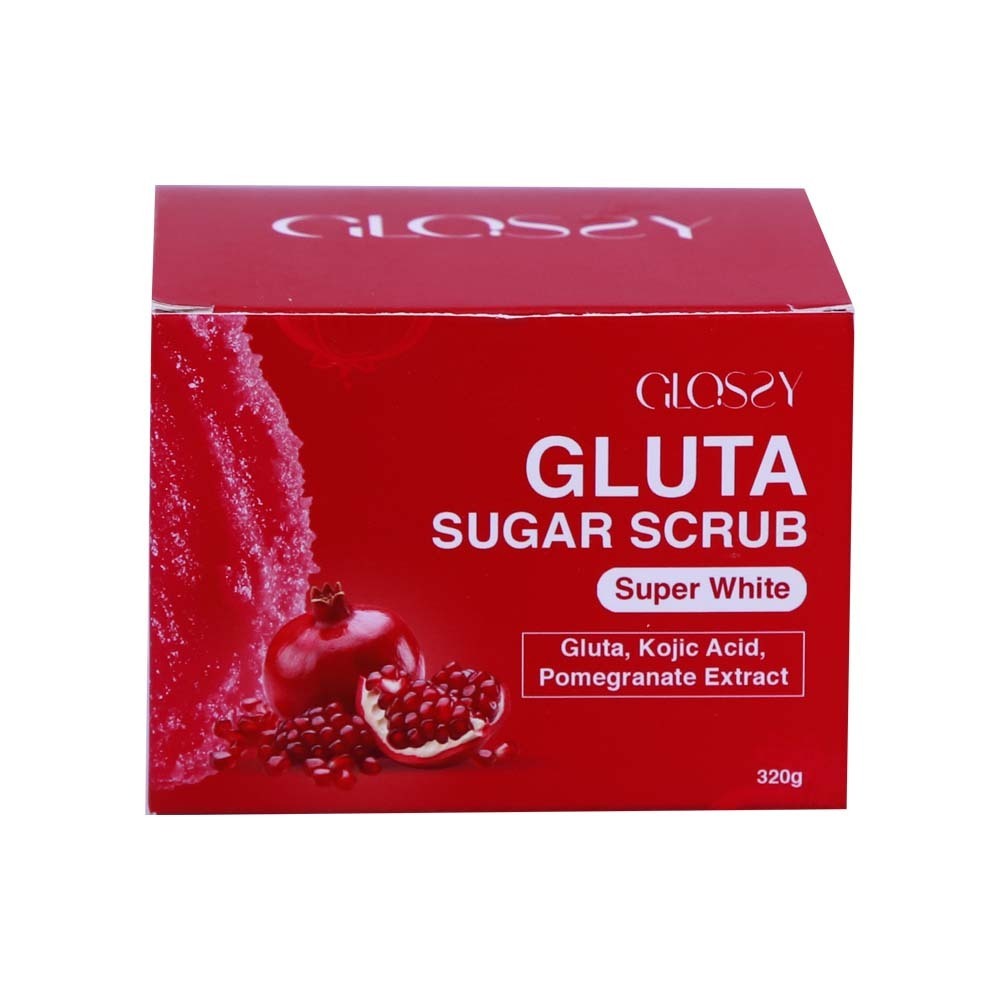 Glossy Gluta Sugar Scrub Pomegranate 320G
