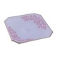 MP Pink Leaves Square Plate 7.5INNo.440