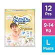 Mamypoko Baby Diaper Pant Organic Regular 12PCS(L)