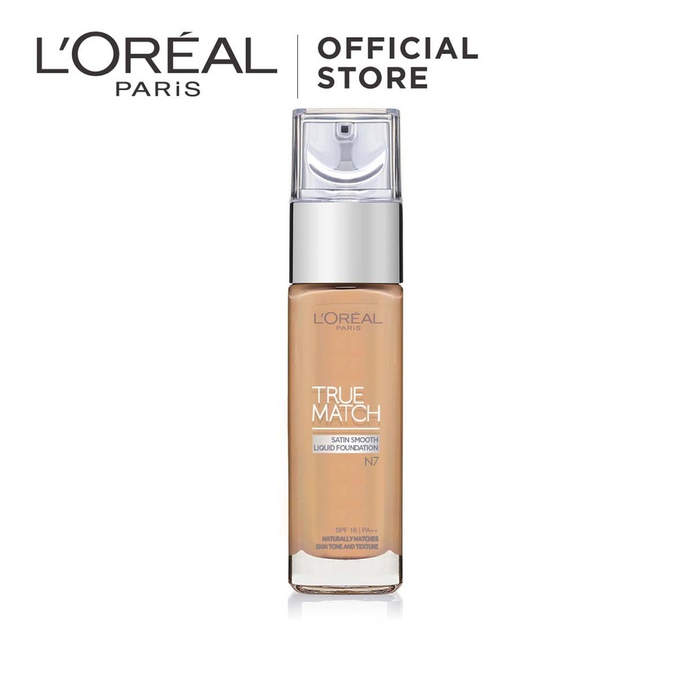 Loreal True Match Satin Smooth Liquid Foundation 30ML (N7 Nude Amber)