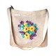 90s Belle Jute But Cute Shoulder Bag Rounder Purple Code No.048