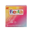 Fiesta 3-In-1 Condom 3PCS