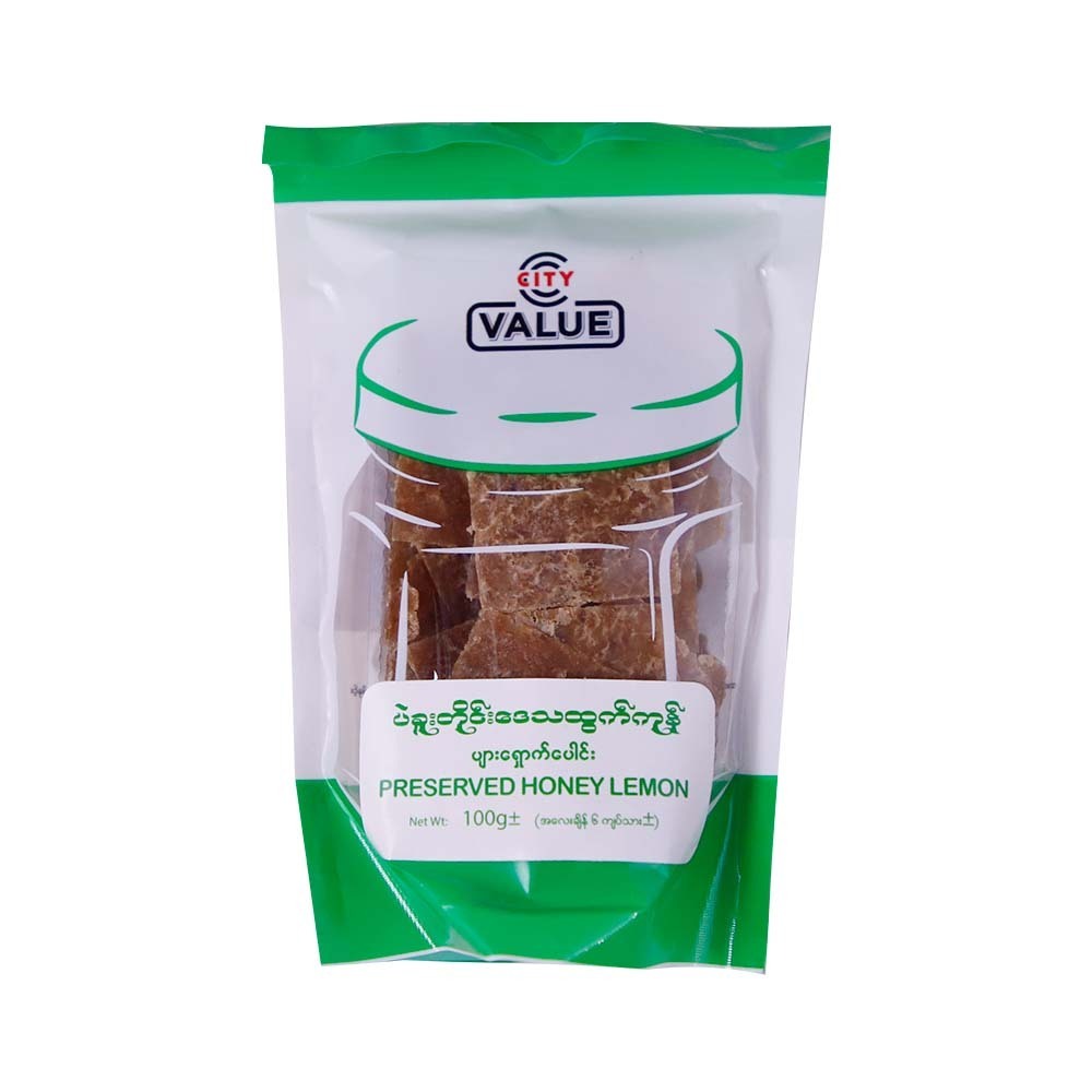 City Value Preserved Honey Lemon 100G