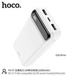 Hoco PK-07 Fully Compatible 22.5W Power Bank(22000mAh)/White