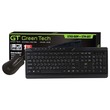 Green Tech Keyboard GTKB - 812 + GTM - 697 Black 