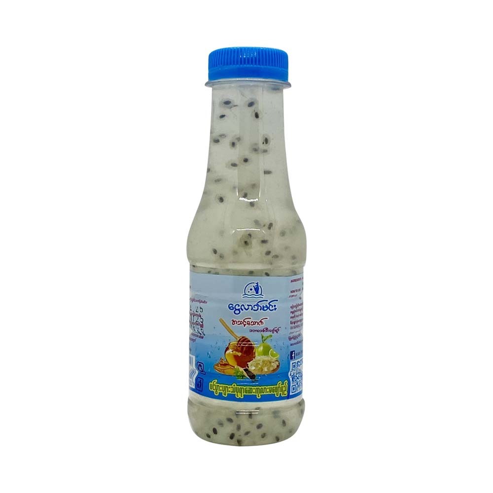 Ngwe Larb Minn Basil Seed Honey Lime Tragacanth Gum Juice 6PCS x 180ML