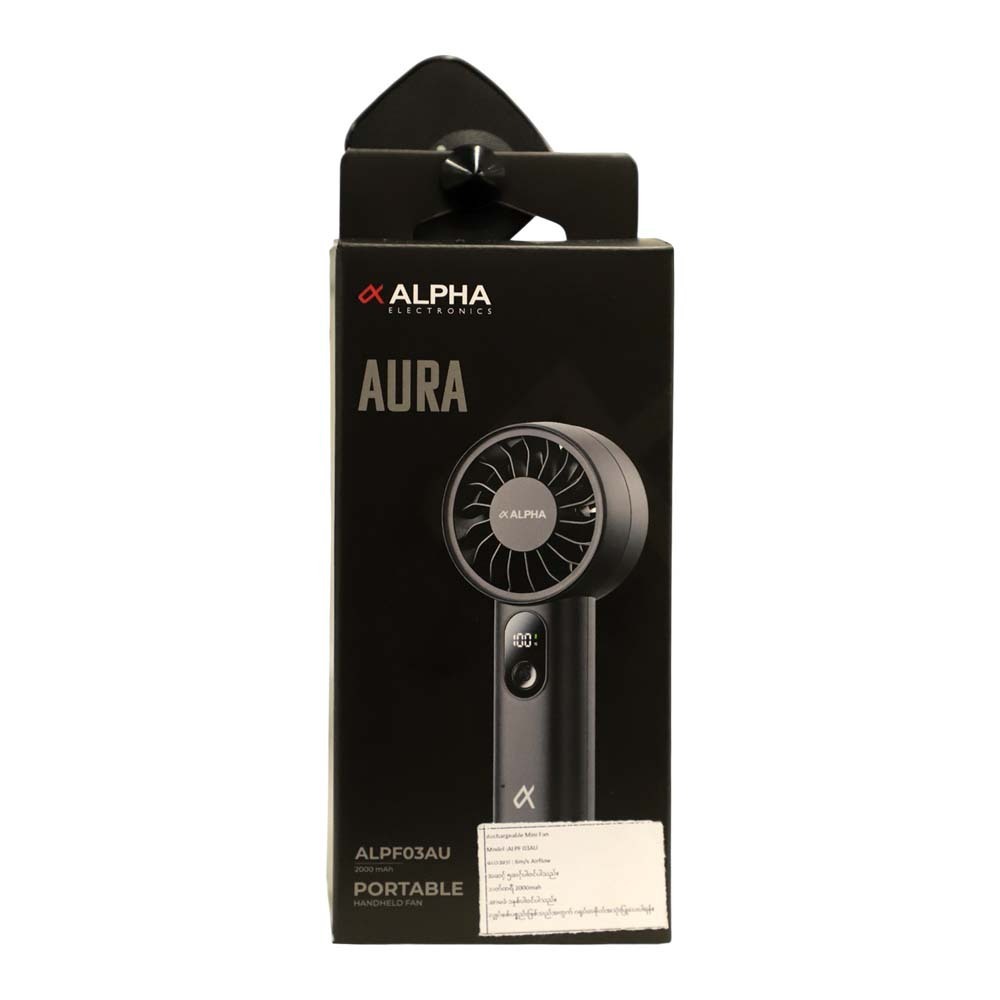 Alpha Aura Rechargeable Mini Fan ALPF03AU