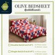 Olive Bedsheet Set Double (5PCS) 3265R