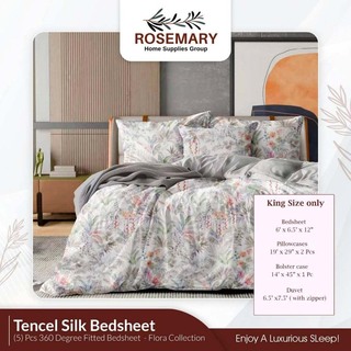 Rosemary Flora Collection Bedsheet Set (5PCS) RM-RM-TBS1001 (TB-10)