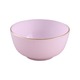 Mp Pink Gold Line Rice Bowl 4.5IN CP765