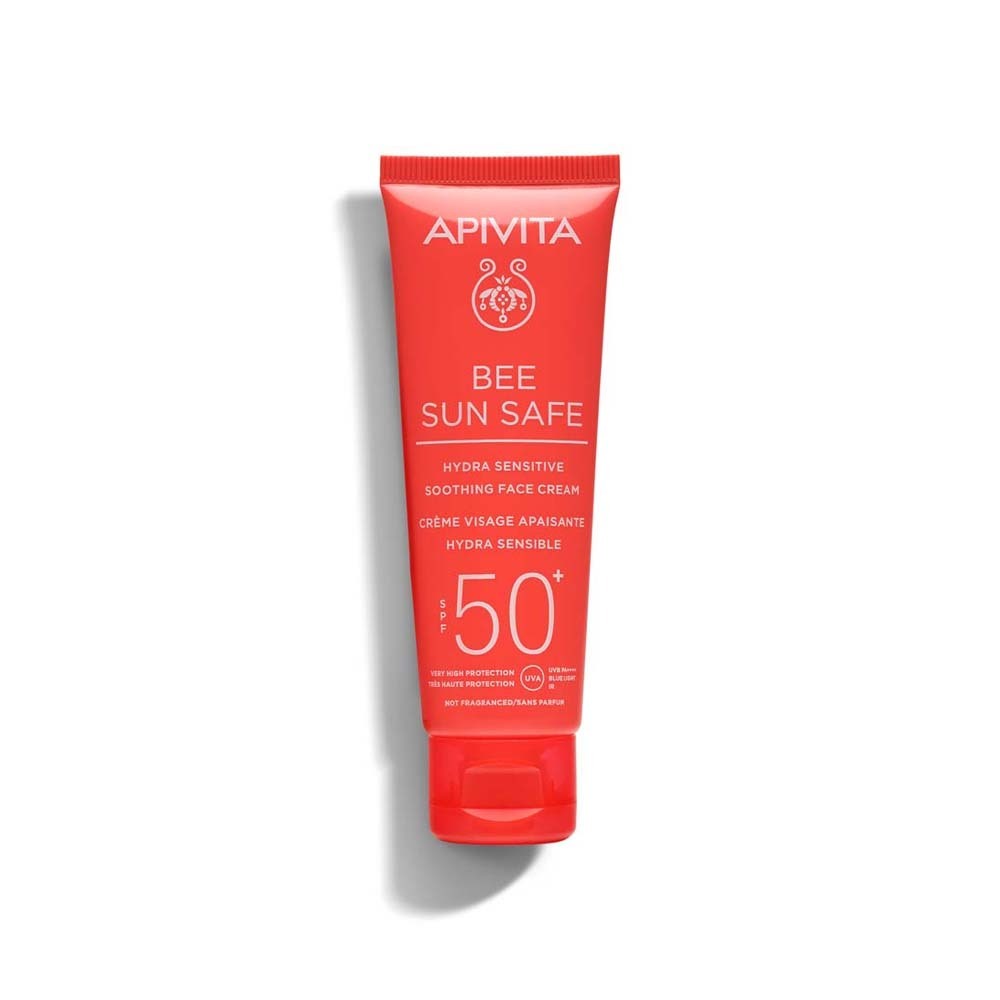 Apivita Bee Sun Safe Hydra Sensitive Soothing Face Cream SPF 50+ 50ML