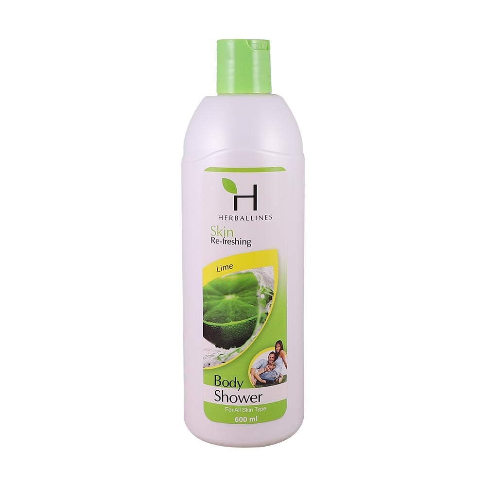 Herballines Skin Refreshing Body Shower 600ML (Lime)
