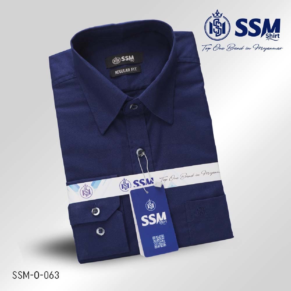 Oxford Shirt Long Sleeve Large (Dark Blue) SSM-O-P-L-063