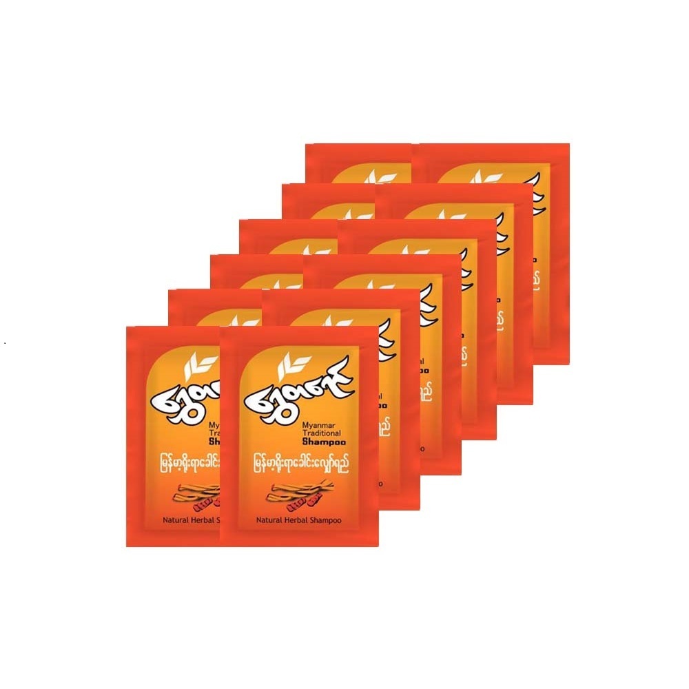 Shwe Tayaw Natural Herbal Shampoo x 12PCS