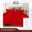 Rosemary Brocade Bedsheet Set with Blanket RM-RM-CLM-6PCS (BR-01)