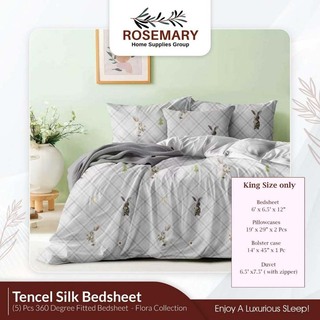 Rosemary Flora Collection Bedsheet Set (5PCS) RM-RM-TBS1001 (TB-10)