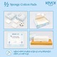 Kiyoi 1/2 Sponge Cotton Pads (40PCS)