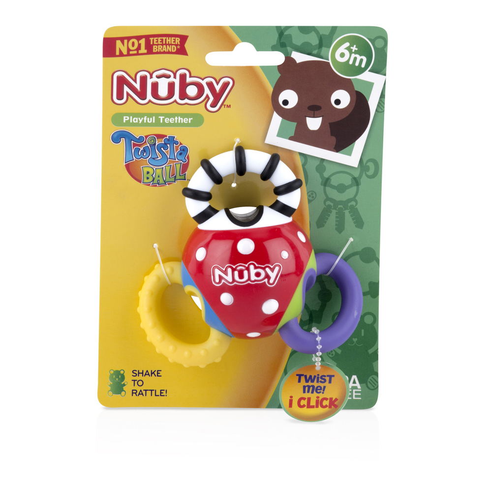Nuby Playful Teether Twista Ball NO.462