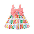 Baby Girl Allover Colorful Popsicle Print Bow Front Tank Dress (18-24 Months) 20602924