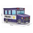 Baby Cele Foldable Bus Toy Box (Big) Blue