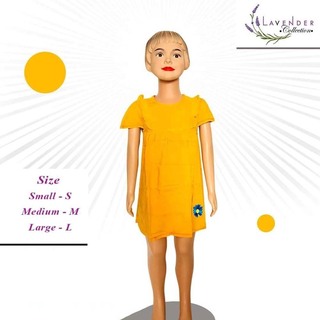 Lavender Girl Faction Dress(Design23) Yellow Large