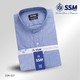 Madarin Collar Shirt Short Sleeve 2XL (Denim Blue) SSM-O-P-S-021