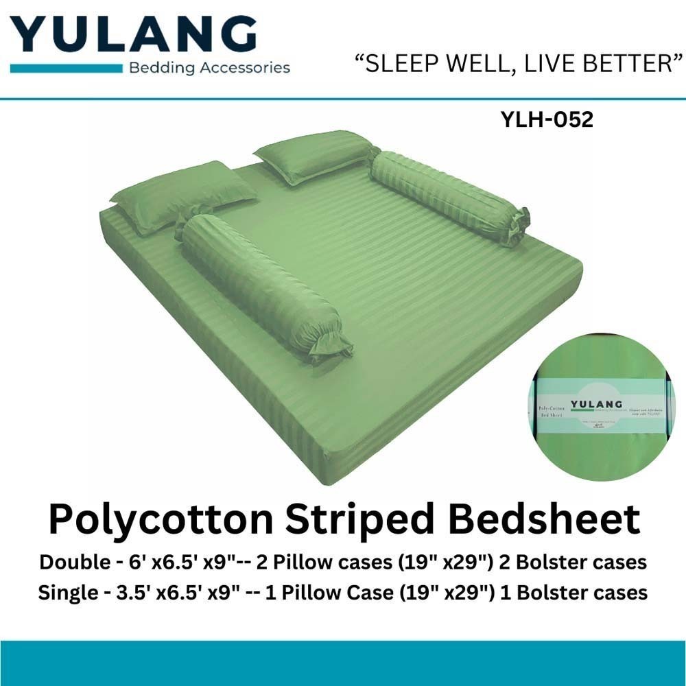 Yulang Hotel Stripped Single Bedsheet Set YLH-52S