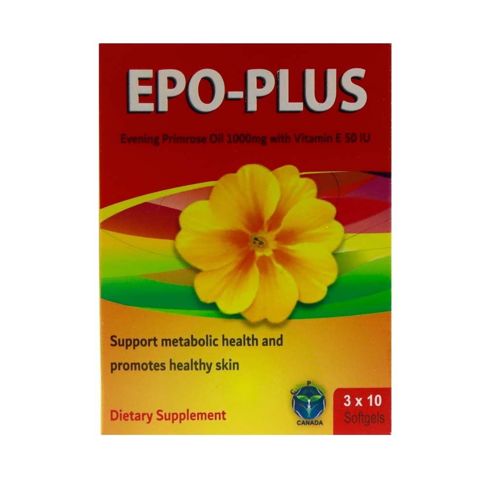 Epo-Plus Evening Primrose with Vita E 10PCS x 3