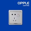 OPPLE OP-E06S1095A-Y1-2 Pin Multi & 3 Pin with Swith (10A) Switch and Socket (OP-23-215)