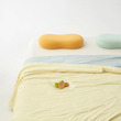 Cozy Cool & Soft Blanket Yellow 7.2'x 7.5'