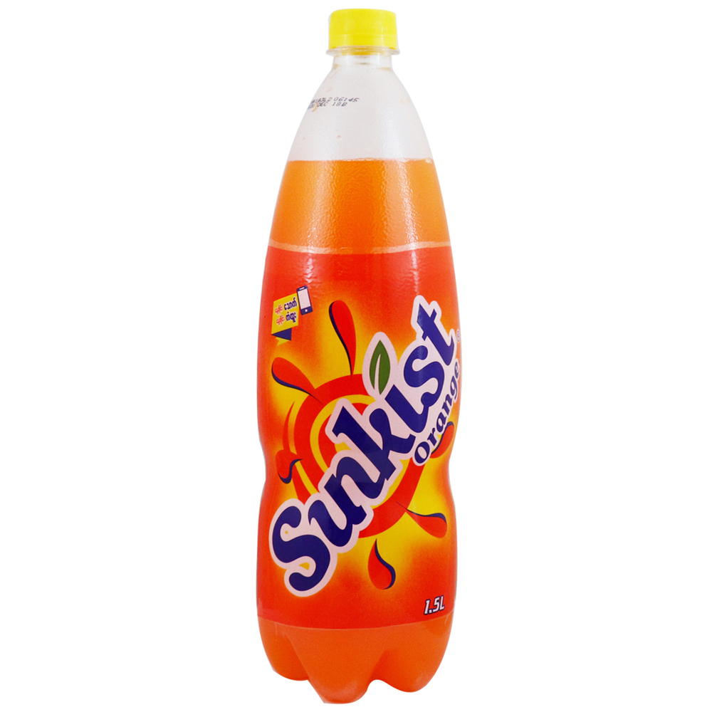 Sunkist Orange Carbonated Soft Drink 1.5LTR