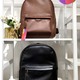 Konoko Leather Backpack L Size Black K1015