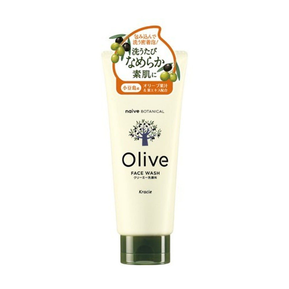 Kracie Naive Botanical Facial Cleanser 130G (Olive)