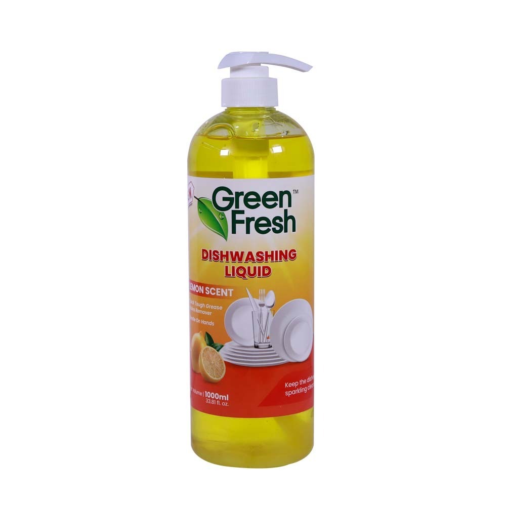 Green Fresh Dishwashing Liquid Lemon 1000ML