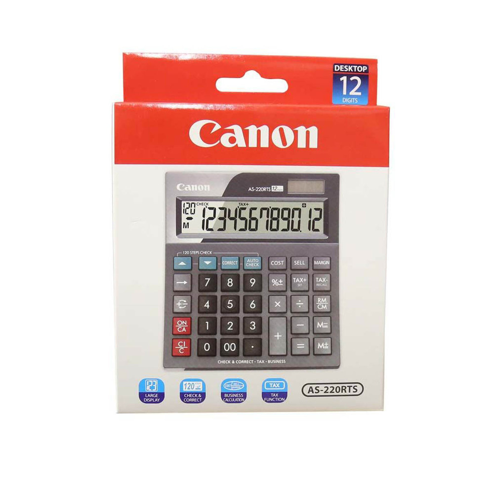 Canon Desktop Calculator 12 Digit A-220RTS