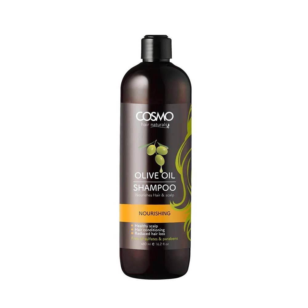 Olive Oil Naurishing Shampoo 480ML ( Cosmo Series )