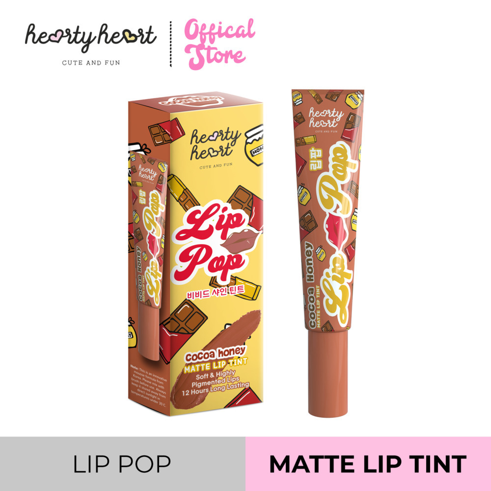 Hearty Heart Lip Pop 3.8ML Cocoa Honey